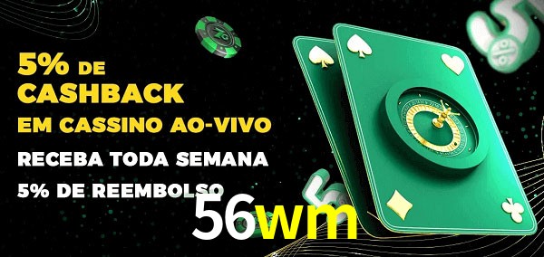 Promoções do cassino ao Vivo 56wm